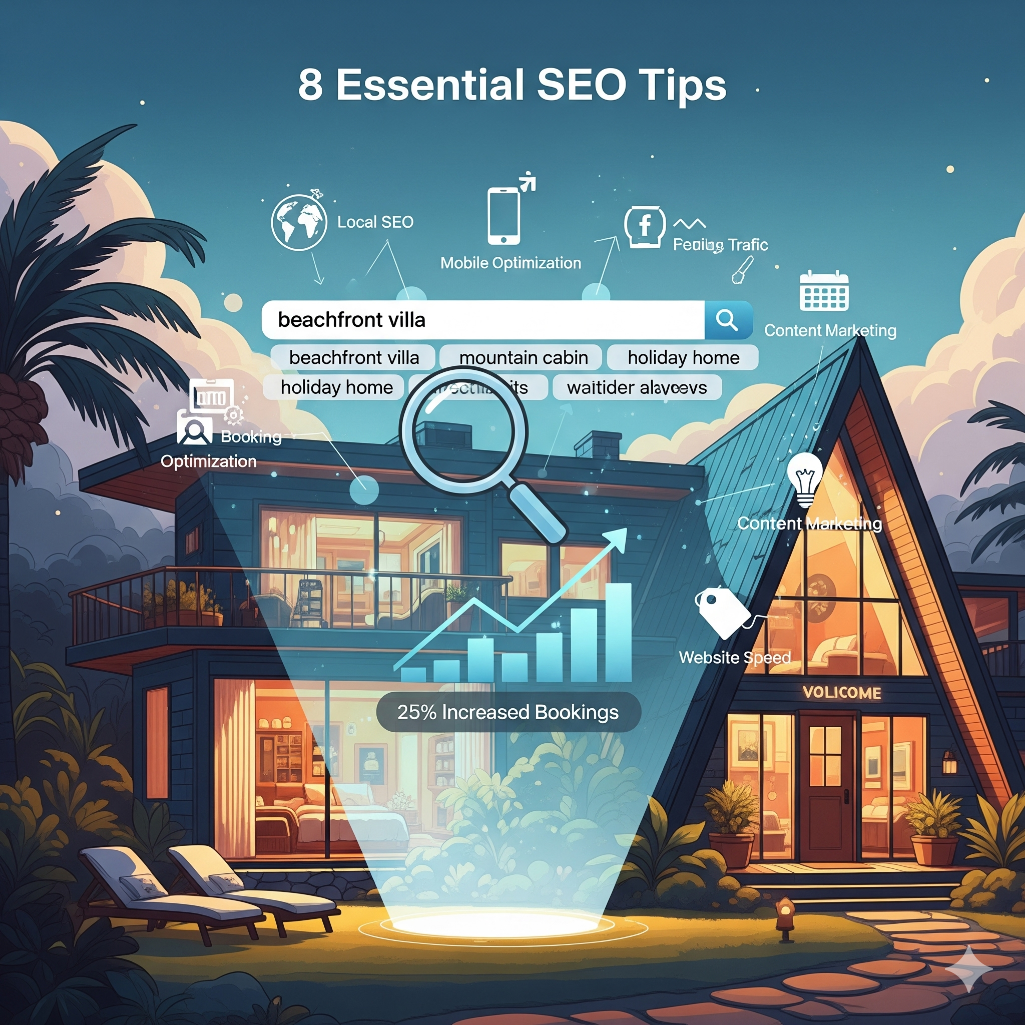 Boost Your Bookings: 8 Essential SEO Tips for Vacation Rental Websites