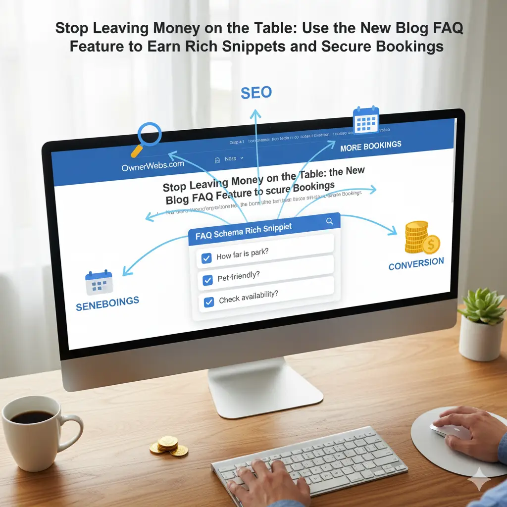 Use Owner Webs Blog FAQ Feature to Earn Rich Snippets and Secure Bookings