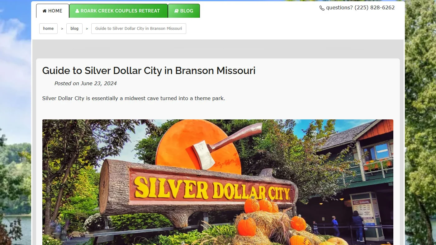 Example OwnerWebs Vacation Rental Website Screenshot 4